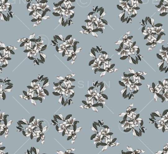 连衣裙印花华亿平台图片