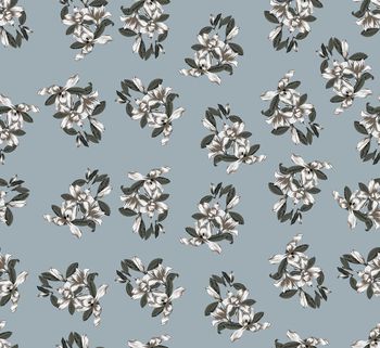 连衣裙印花华亿平台图片