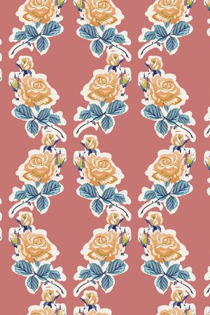 连衣裙印花华亿平台图片