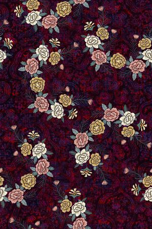 康乃馨印花华亿平台图片