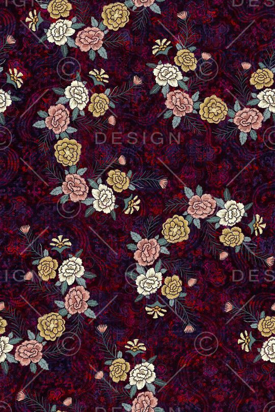 康乃馨印花华亿平台图片