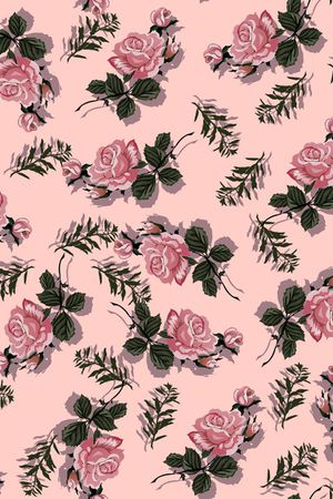 连衣裙印花华亿平台图片