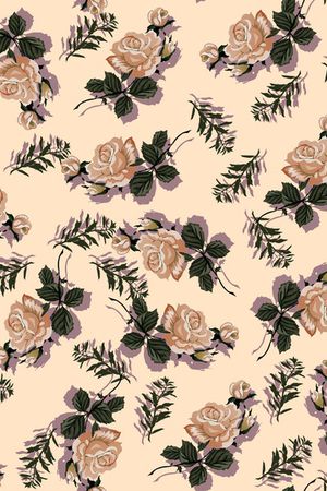 连衣裙印花华亿平台图片