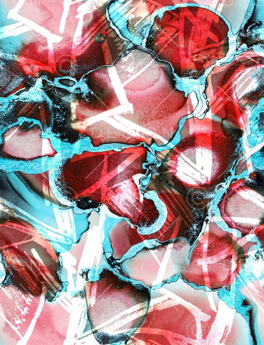 涂鸦印花华亿平台图片