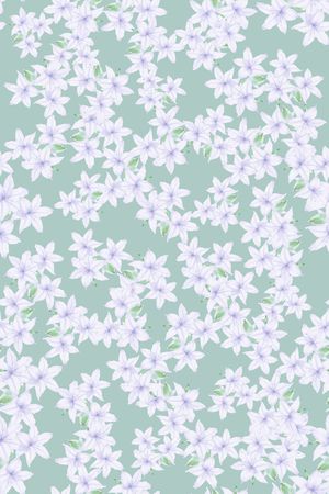 绿植树叶印花华亿平台图片