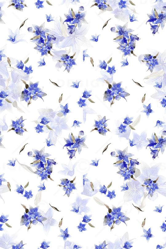 清爽底花卉印花华亿平台图片