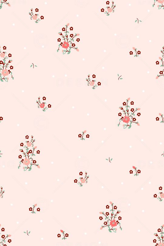 清爽底花卉印花华亿平台图片