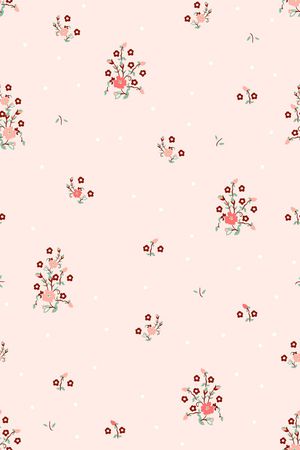 清爽底花卉印花华亿平台图片