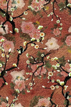 复古印花华亿平台图片