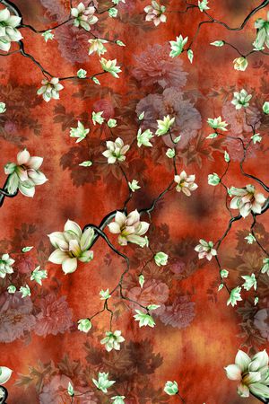 复古印花华亿平台图片