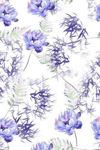 绿植树叶印花华亿平台图片