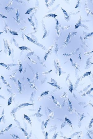 羽毛印花华亿平台图片