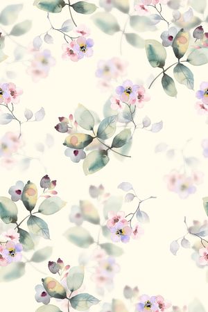 绿植树叶印花华亿平台图片