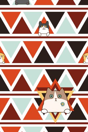 几何印花华亿平台图片