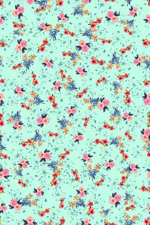 连衣裙印花华亿平台图片