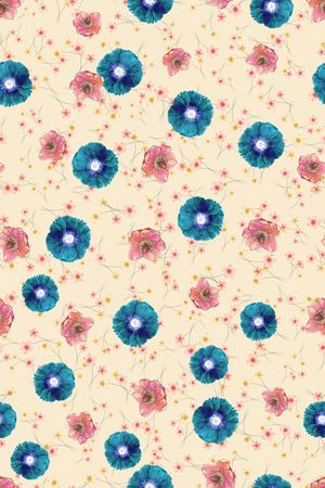 连衣裙印花华亿平台图片