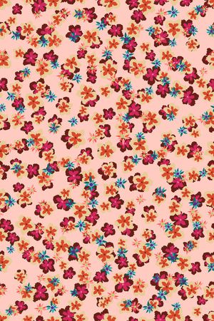 连衣裙印花华亿平台图片