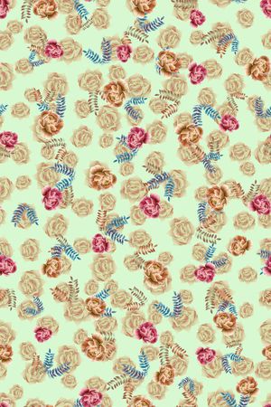 连衣裙印花华亿平台图片