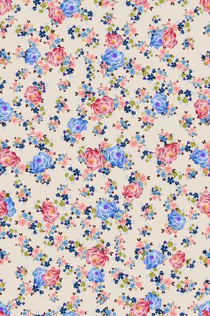 连衣裙印花华亿平台图片