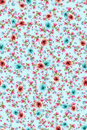 连衣裙印花华亿平台图片