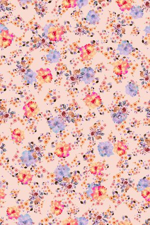 连衣裙印花华亿平台图片