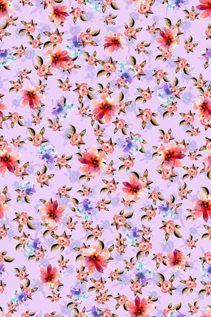 连衣裙印花华亿平台图片