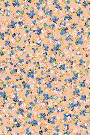 连衣裙印花华亿平台图片