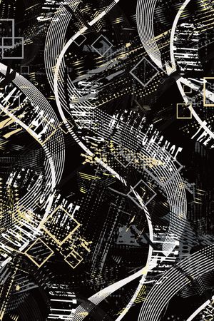 几何印花华亿平台图片