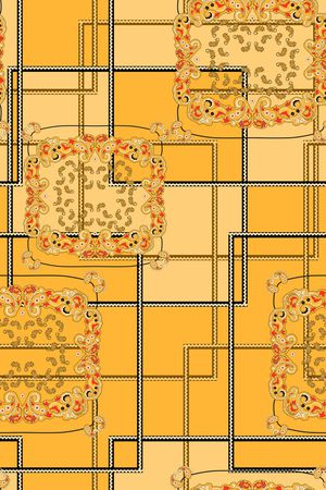 几何印花华亿平台图片