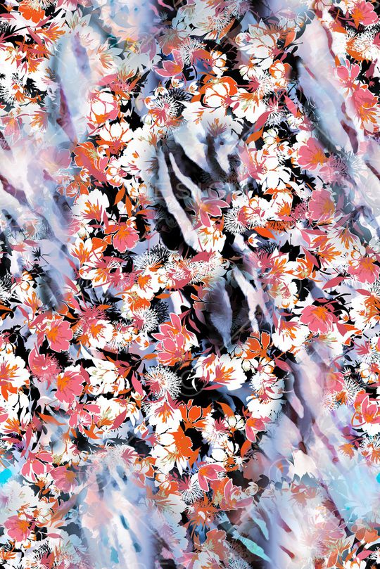 线条印花华亿平台图片