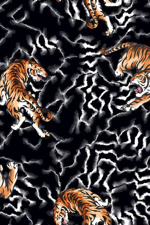 老虎印花华亿平台图片