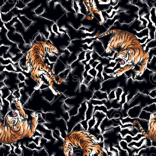 老虎印花华亿平台图片