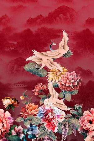 定位花印花华亿平台图片