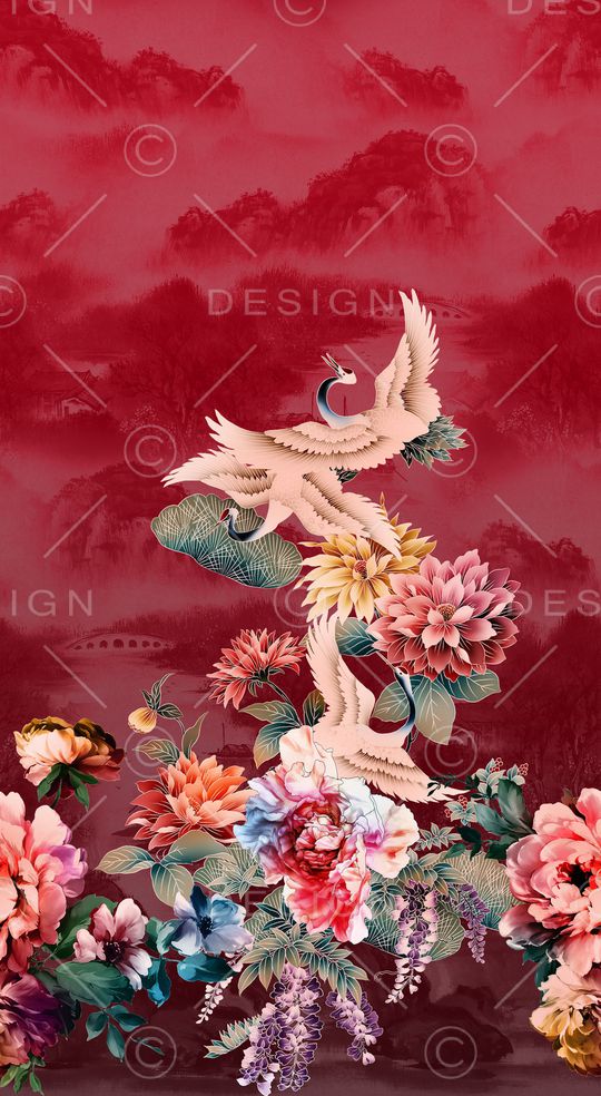 定位花印花华亿平台图片