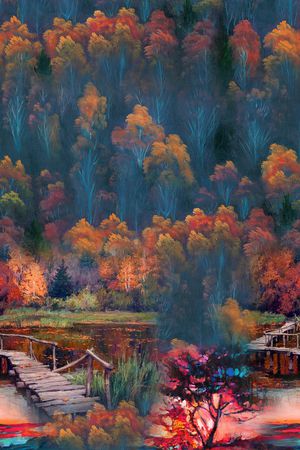 肌理印花华亿平台图片