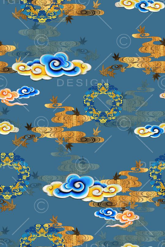 祥云印花华亿平台图片