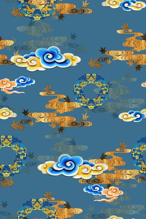 祥云印花华亿平台图片