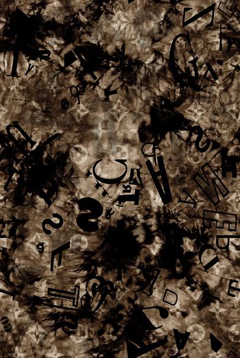 字母印花华亿平台图片