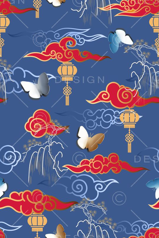 祥云印花华亿平台图片