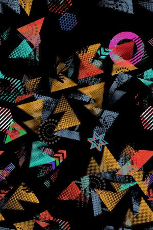 几何印花华亿平台图片