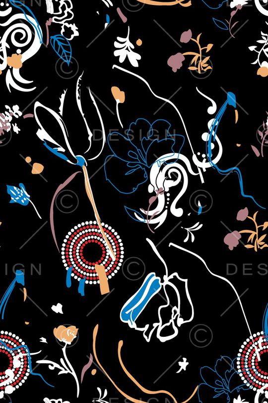 几何印花华亿平台图片