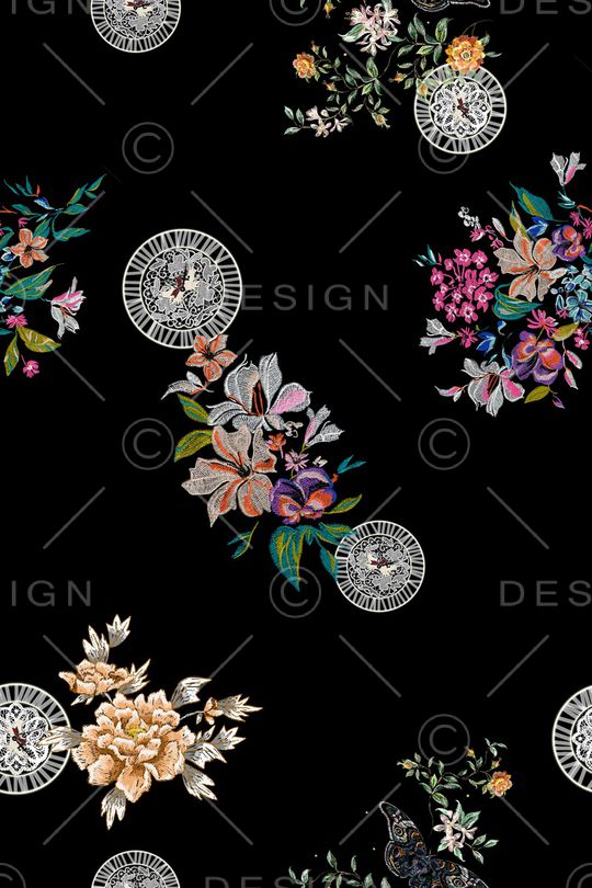 几何印花华亿平台图片