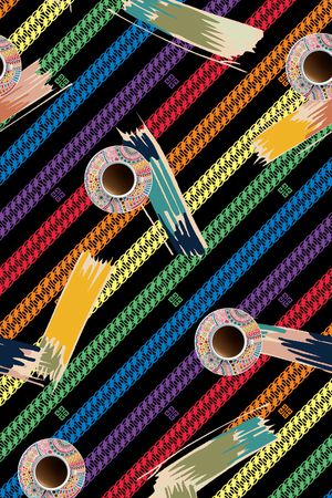 几何印花华亿平台图片