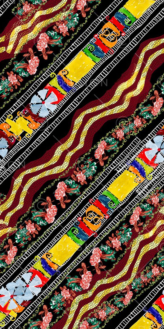 几何印花华亿平台图片