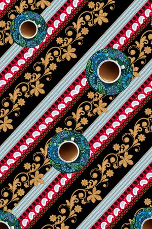 几何印花华亿平台图片