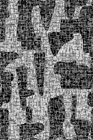 黑底花卉印花华亿平台图片