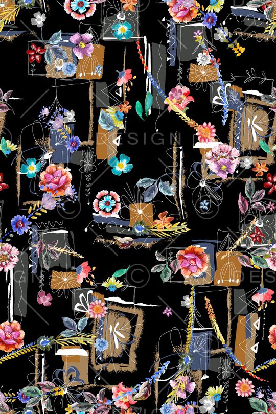 几何印花华亿平台图片