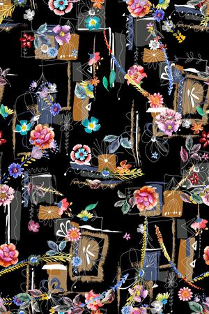 几何印花华亿平台图片