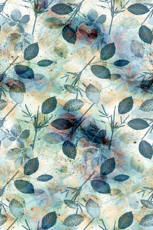 绿植树叶印花华亿平台图片