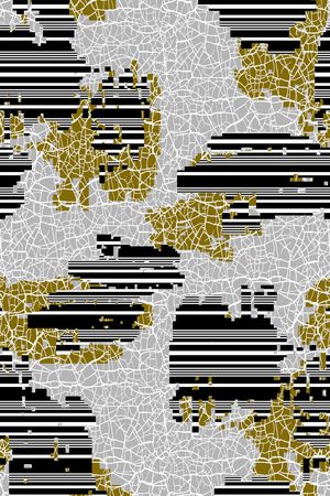 线条印花华亿平台图片